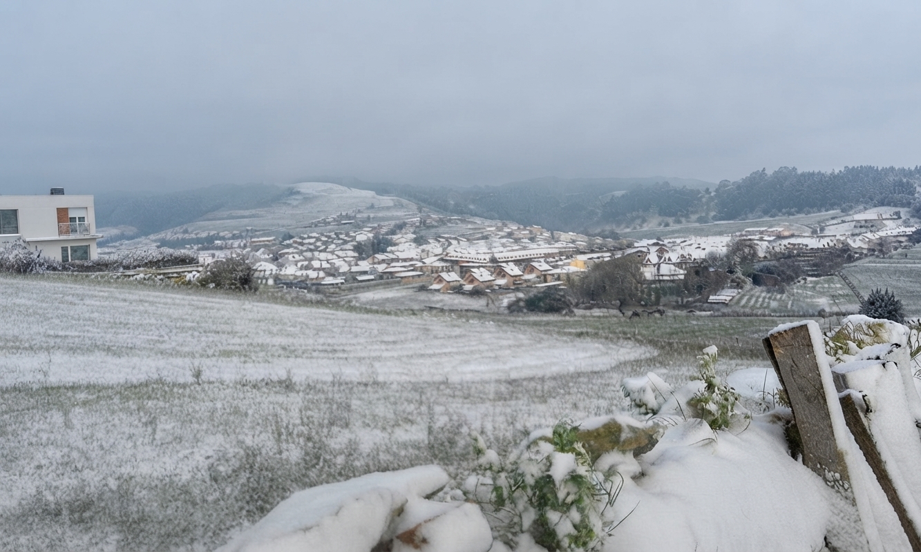 Mompía. Vista hacia Mortera.